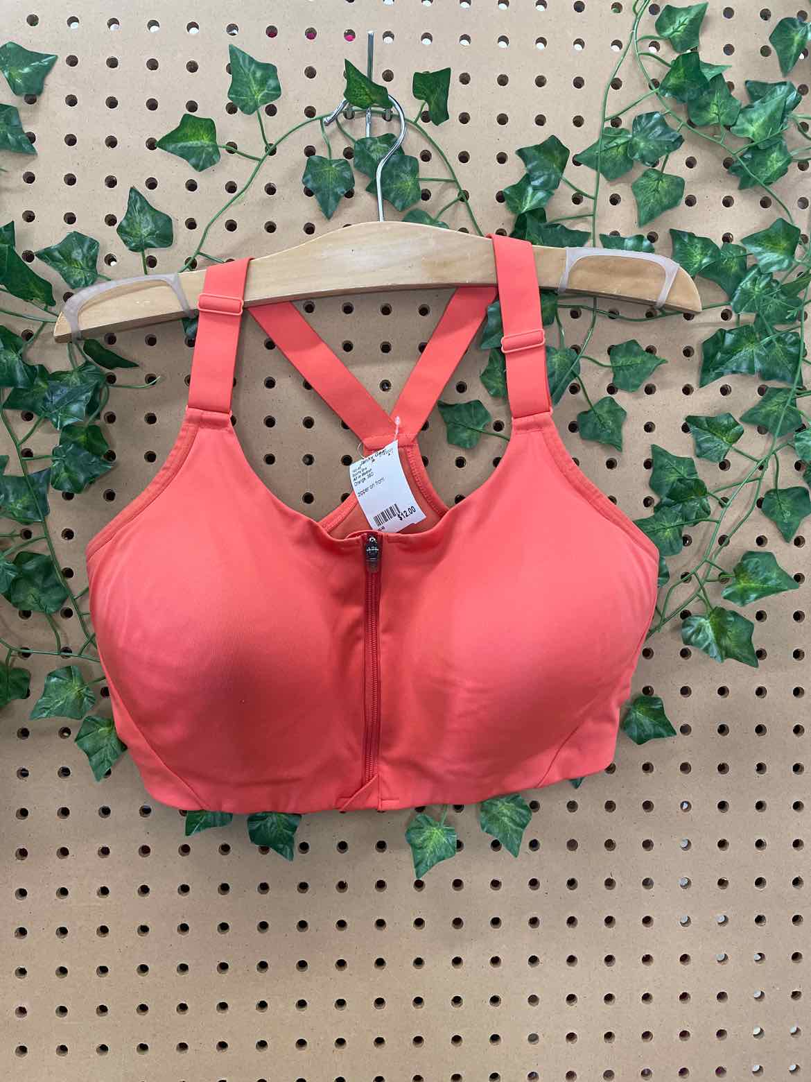 All in Motion 38D Orange Sports Bra