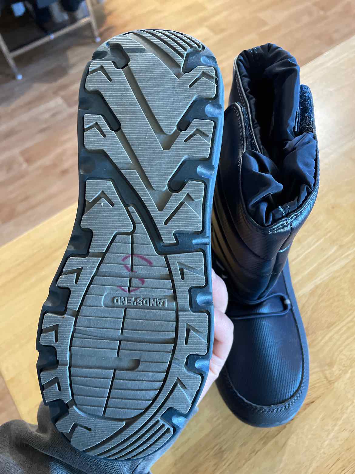 Child Size 6 Lands End Boy's Shoe & Boot